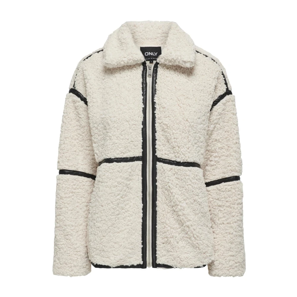 Only Teddy Jack met Spreid Kraag White Dames