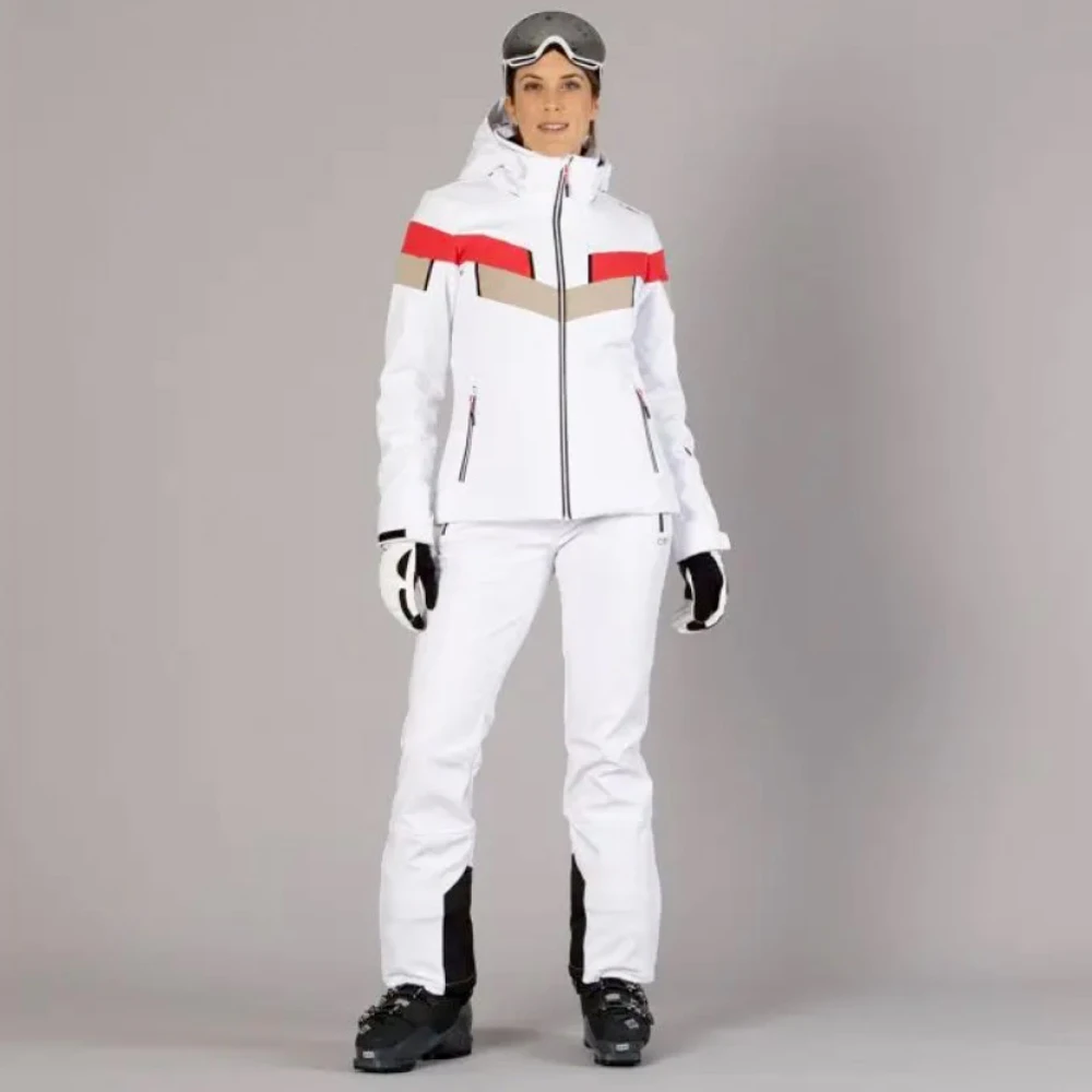 CMP Witte Winterjas High-Loft Technologie White Dames