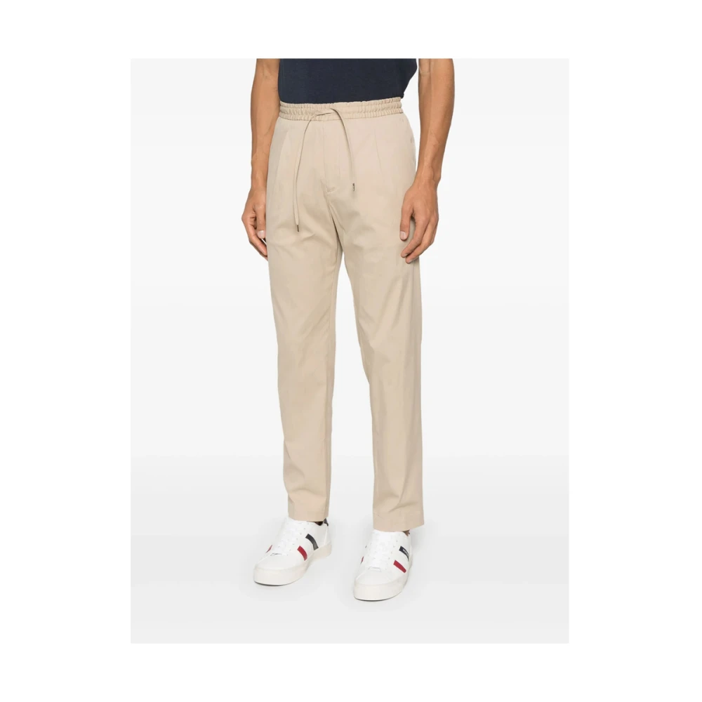Briglia Beige Elastische Taille Koordbroek Beige Heren