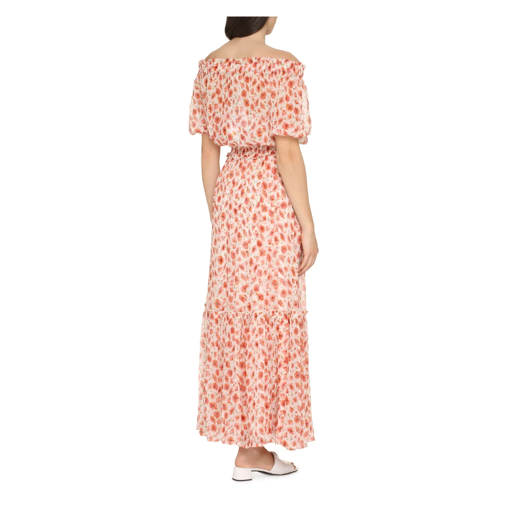Alessia Zamattio Bloemenprint Maxi Jurk Multicolor Dames
