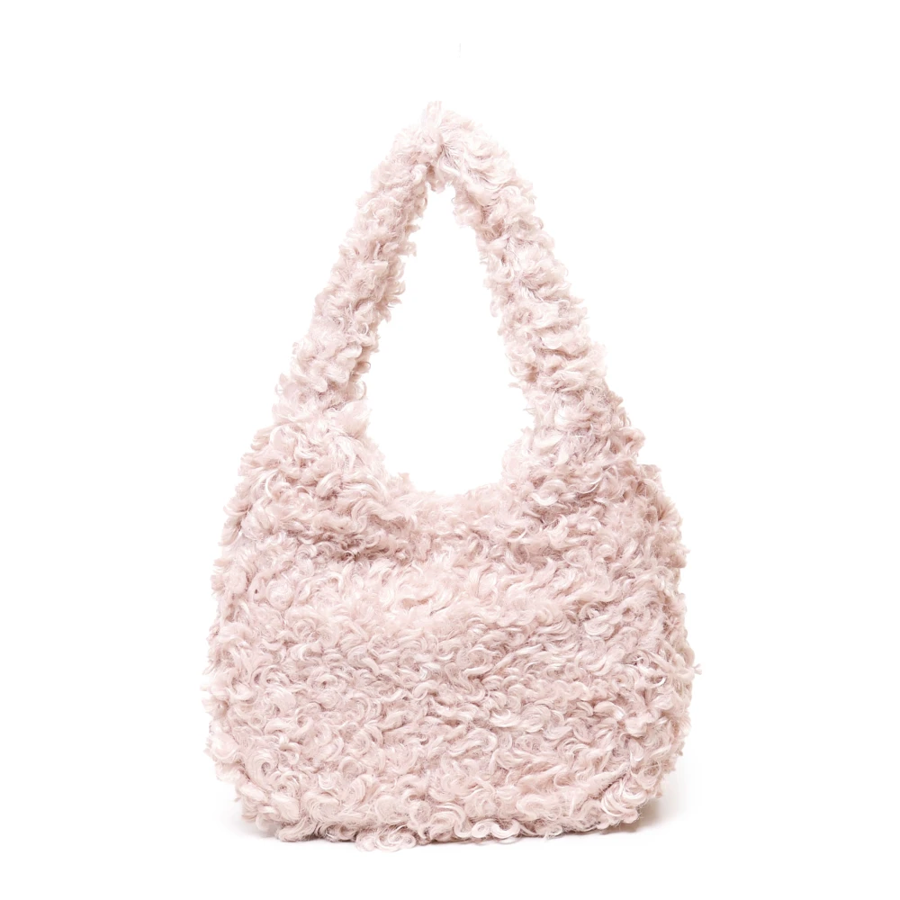 Stella Mccartney Vegan Teddy Tas met Clutch Pink Dames