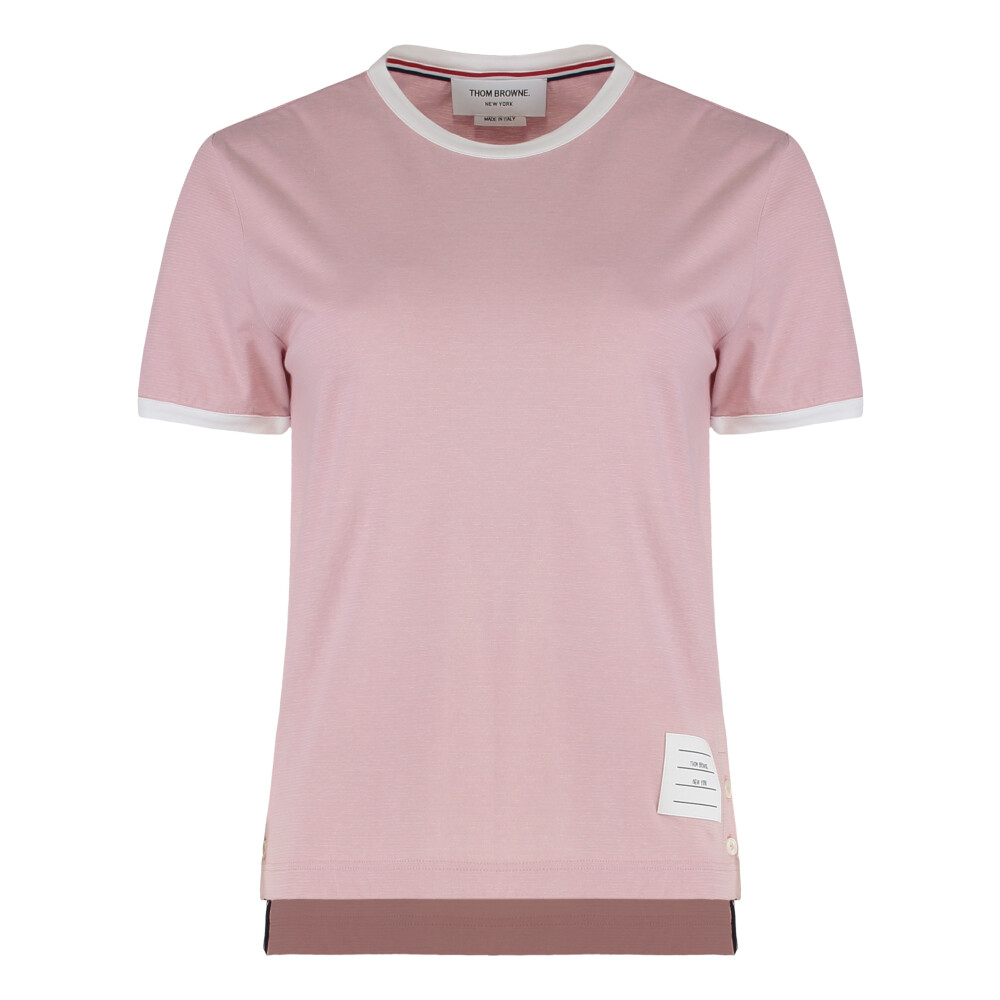 【美品】 THOM BROWNE Tシャツ THOM BROWNE crew neck T-shirt grey mottled | BRAUN Hamburg