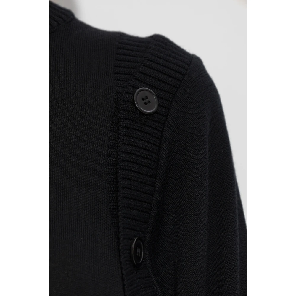 Comme des Garçons Wollen trui Black Dames