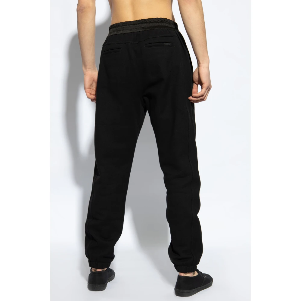 Saint Laurent Sweatpants met logo Black Heren