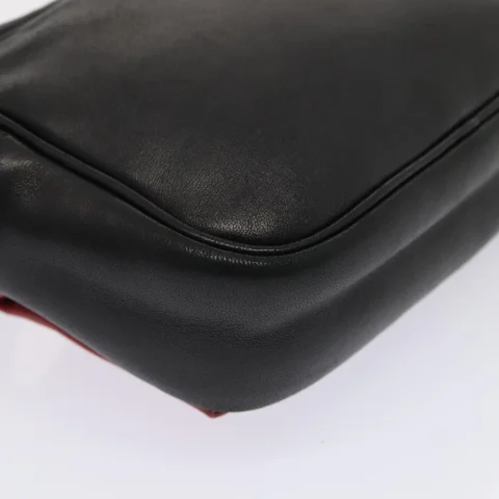 Prada Vintage Pre-owned Leather prada-bags Red Dames