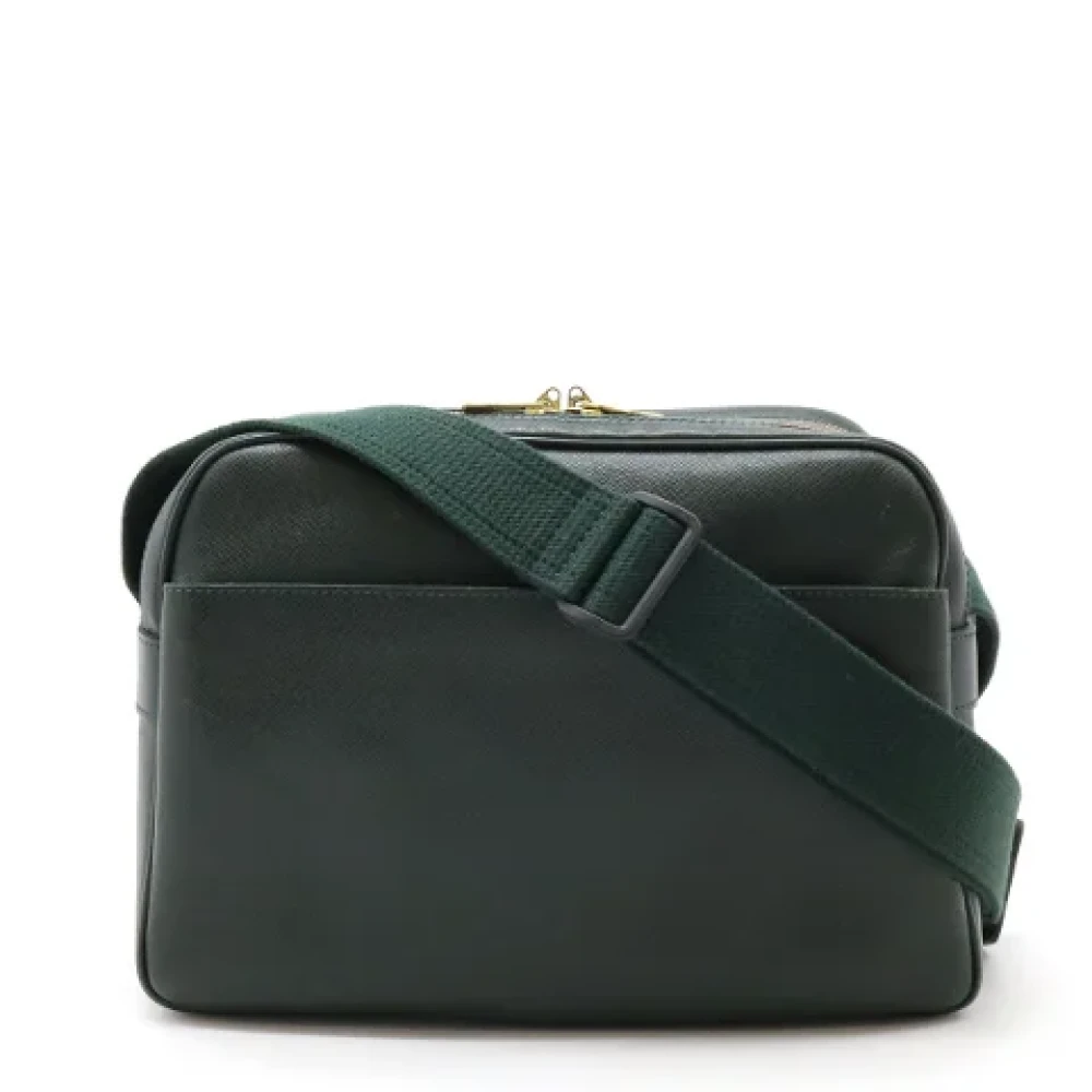 Louis Vuitton Vintage Pre-owned Leather crossbody-bags Green Dames