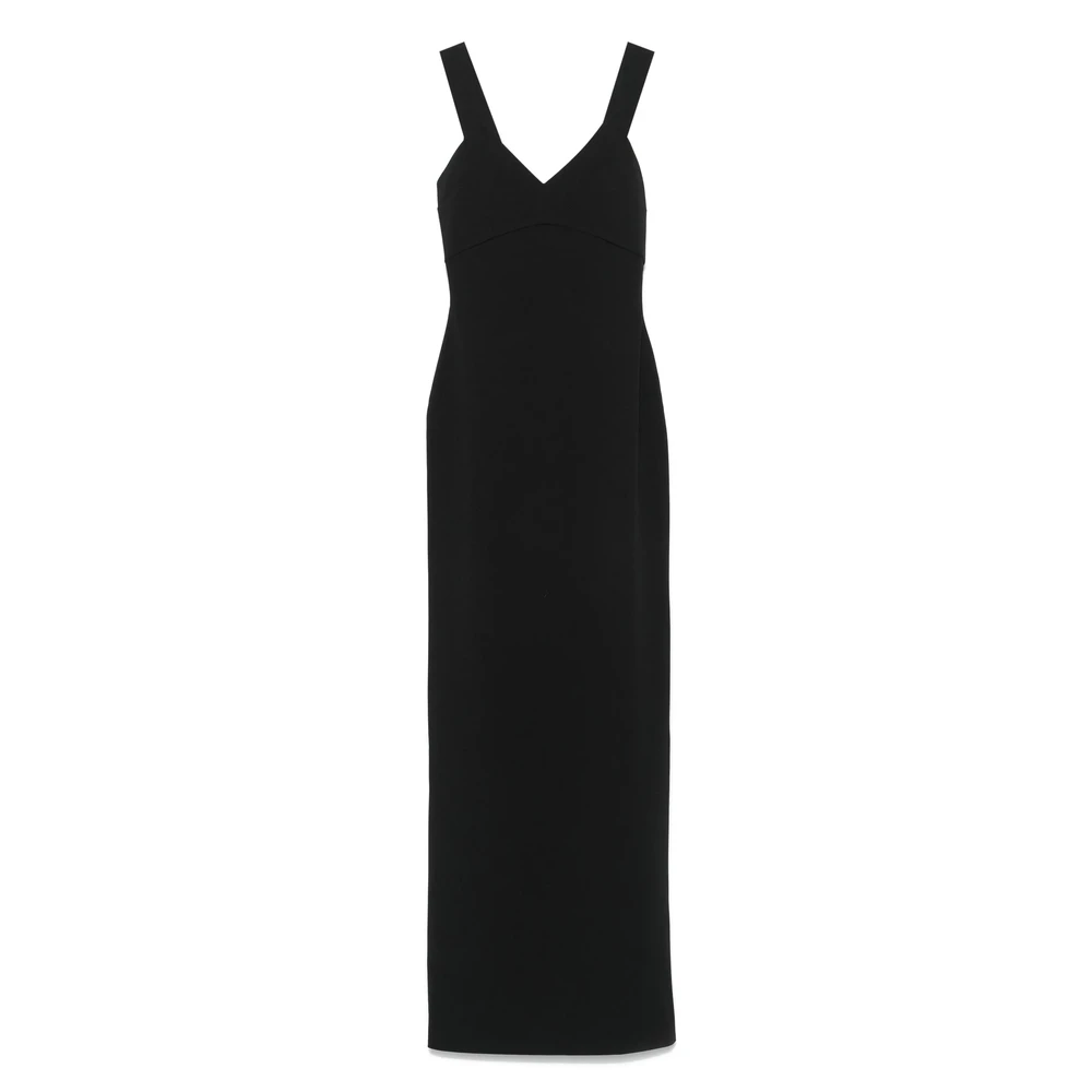 Solace London Black Maxi Dresses, Female, Xs, Elegant Dress