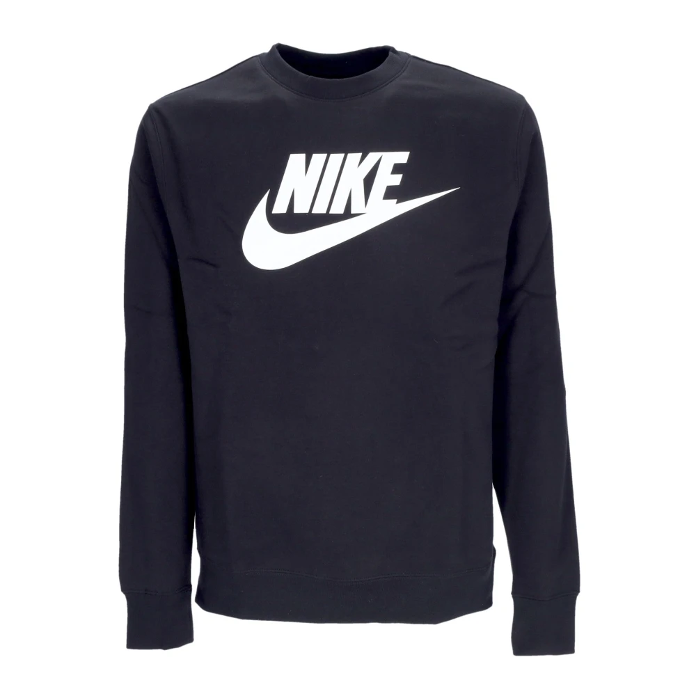 Nike Blue Long Sleeve Training Tops, Male, Xl, Graphic Crewneck Sweatshirt