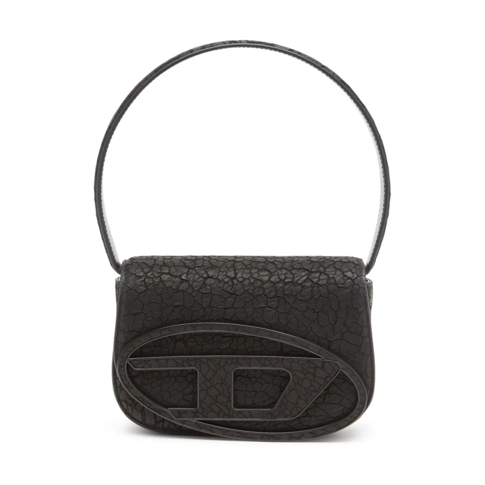 Diesel Iconische Arid Leren Schoudertas Brown Dames