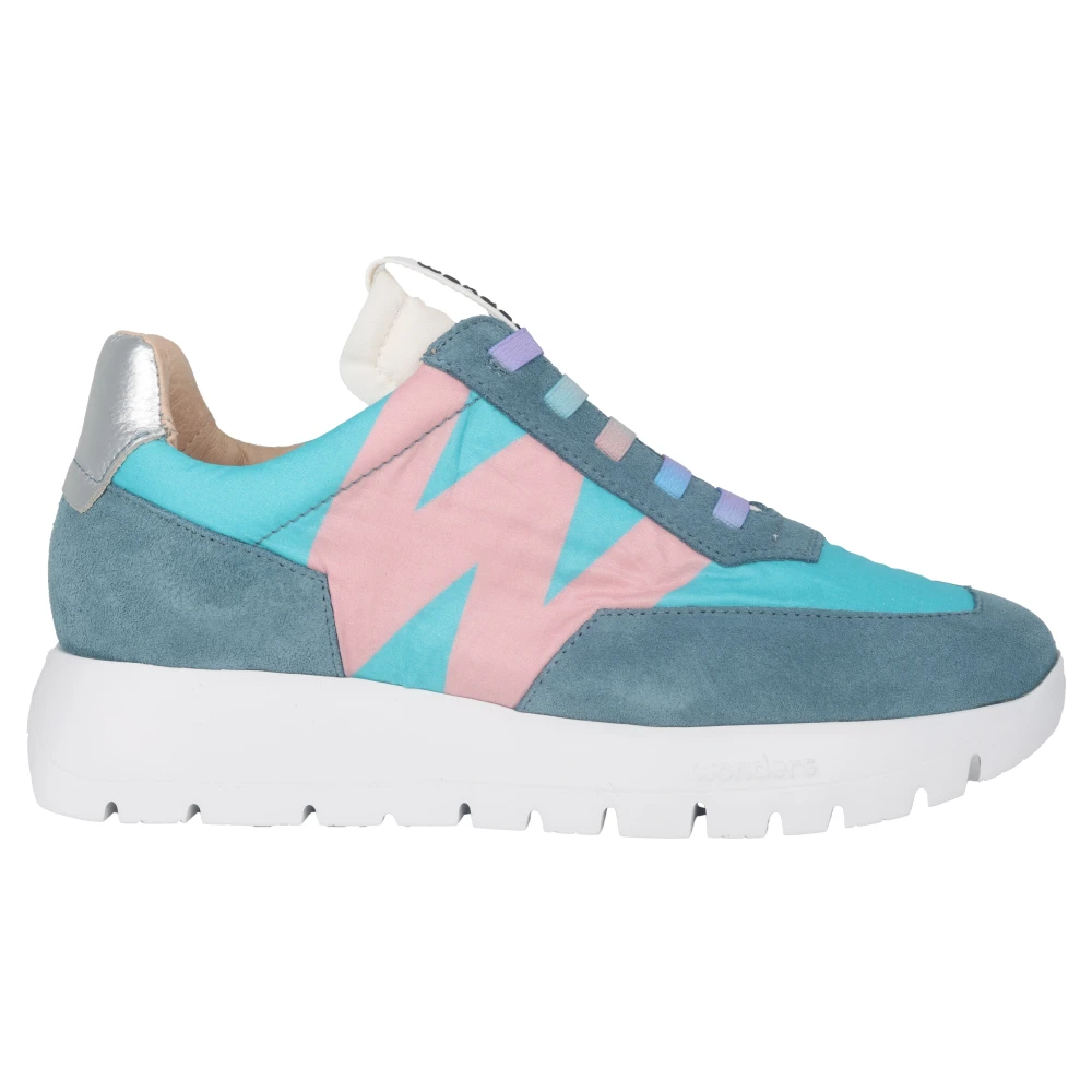 Wonders Blauwe Mix Damessneaker Dames Schoenen
