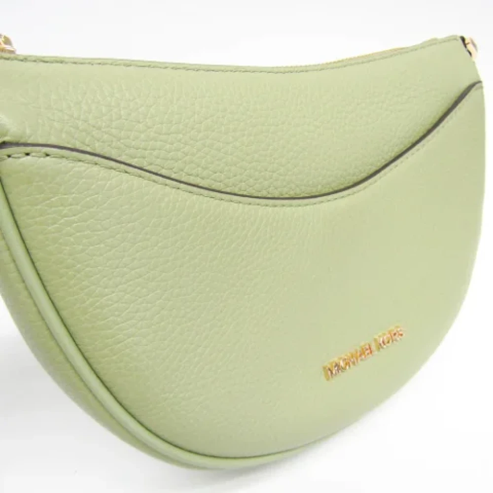 Michael Kors Pre-owned Leather shoulder-bags Green Dames