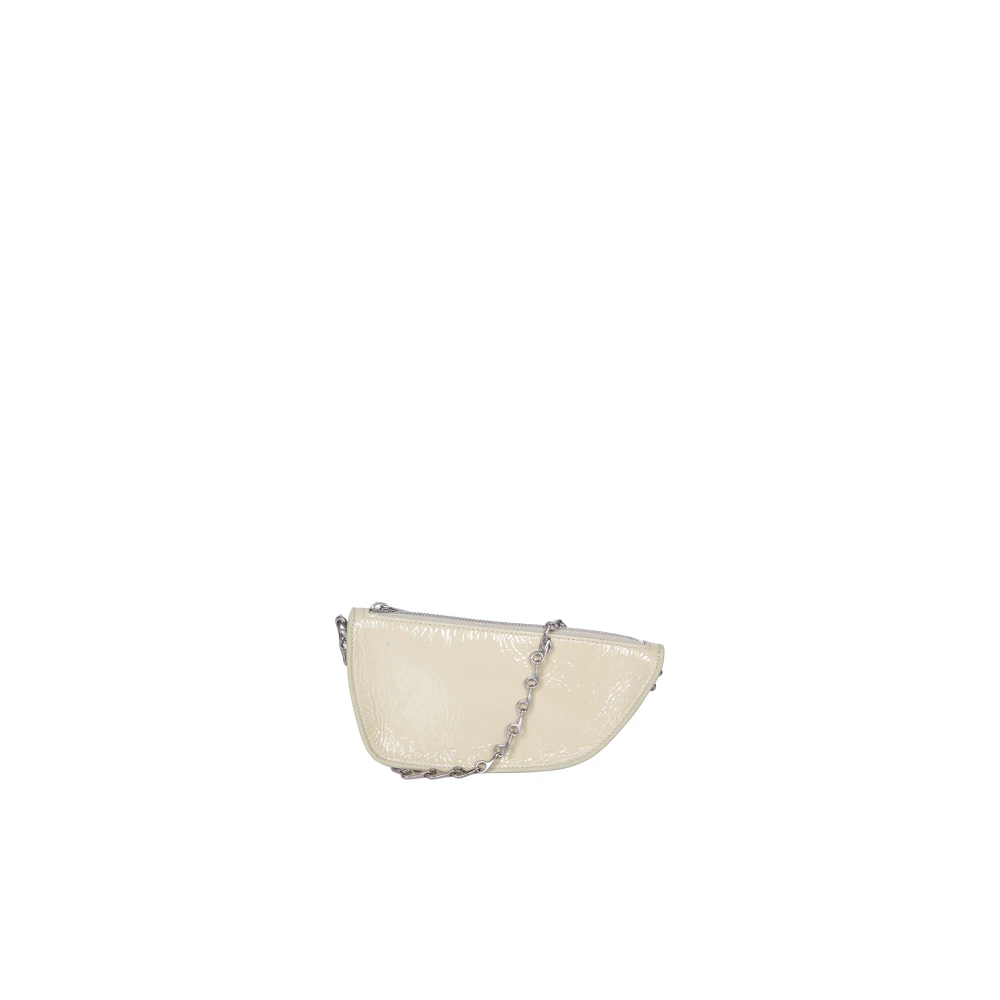 Burberry Women's Beige Stylish Leather Cross-Body Bag