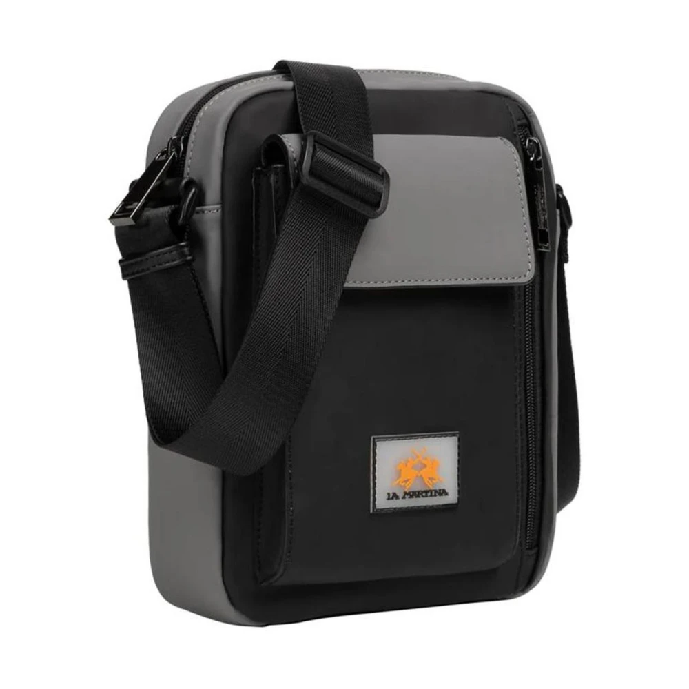 La Martina Black Polyethylene Crossbody Bag - Image 2