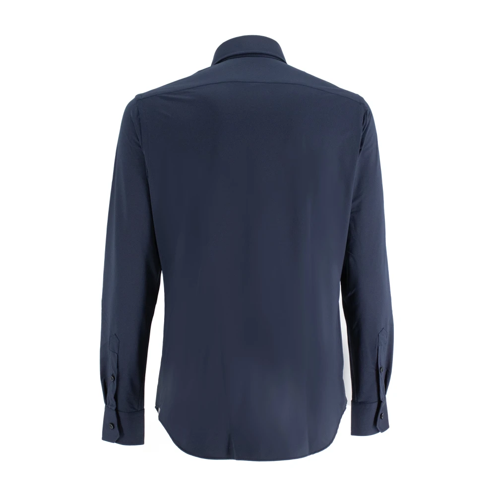 Xacus Actief Overhemd voor Dynamische Levensstijl Blue Heren
