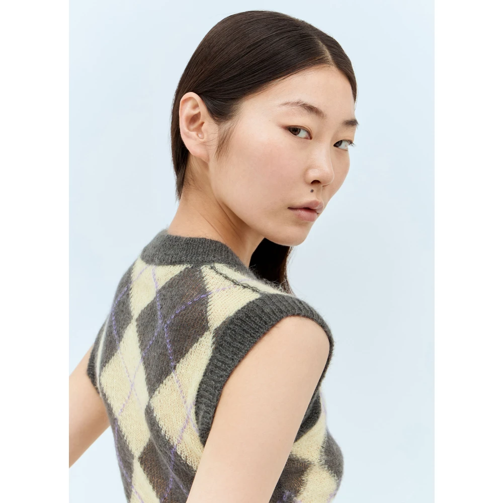 Marni Argyle Gebreid Vest Multicolor Dames