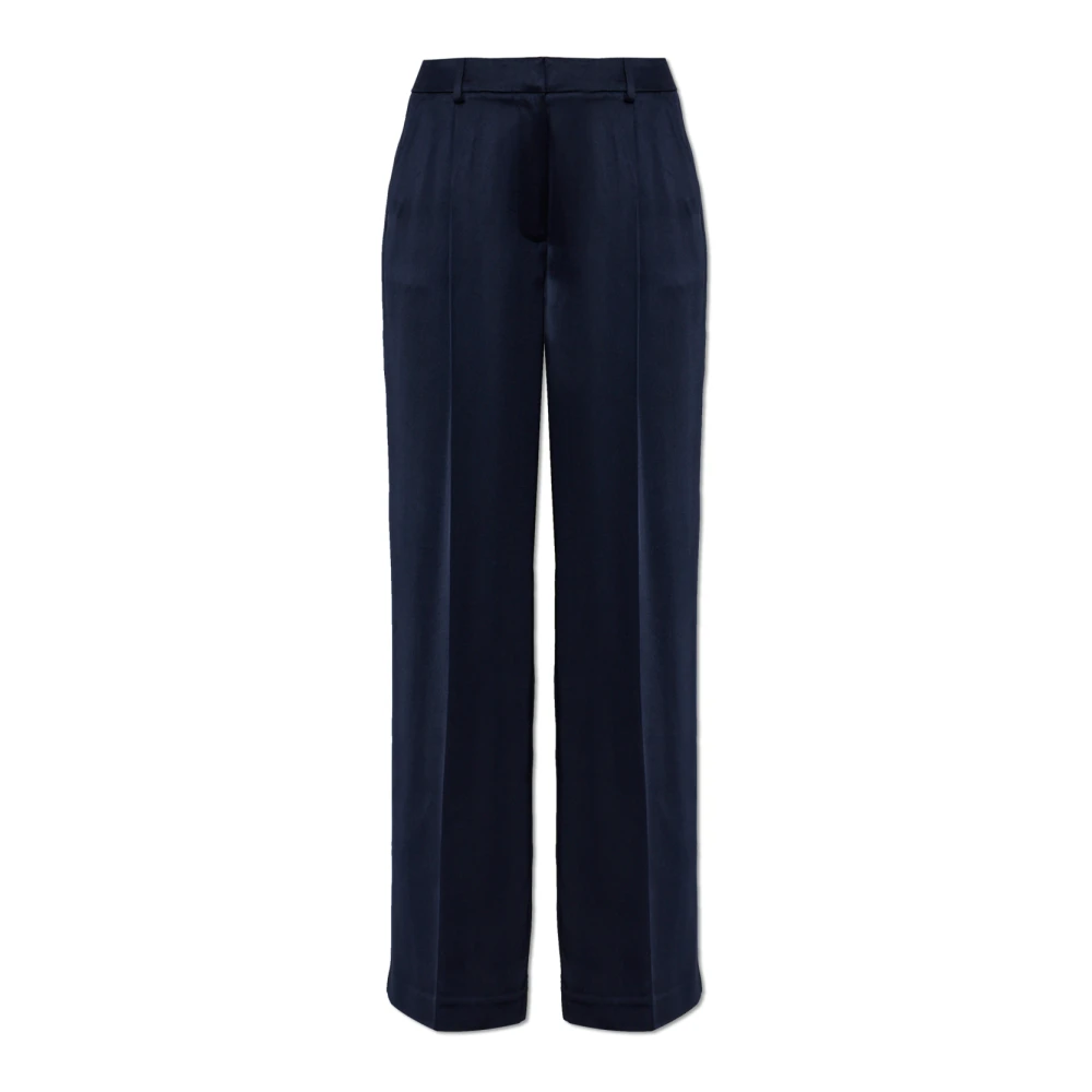 Anine Bing Women's Blue Wide Trousers, M, Trent Trouser