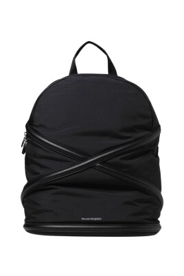 black-nylon-xstrap-backpack
