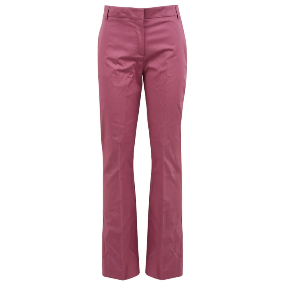 Drumohr Casual Katoenen Broek Pink Dames