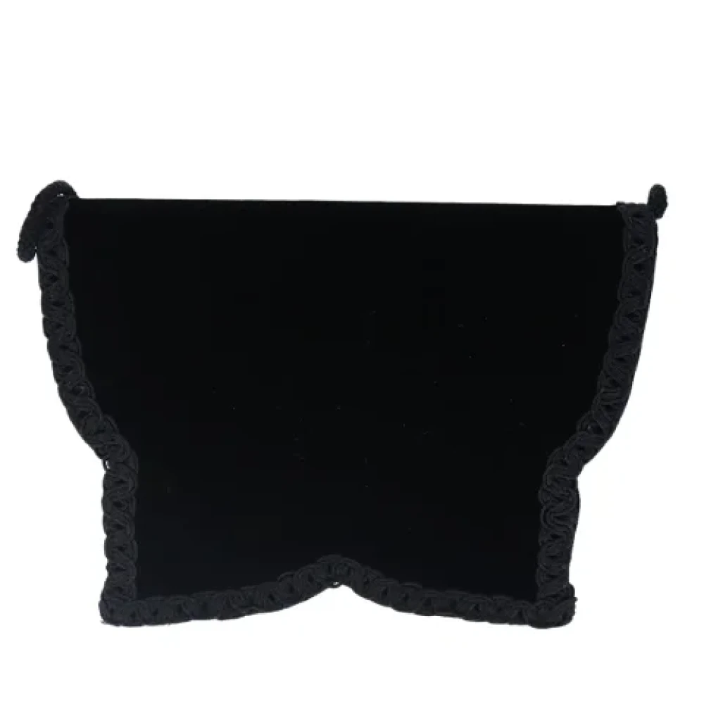 Saint Laurent Vintage Pre-owned Metal shoulder-bags Black Dames