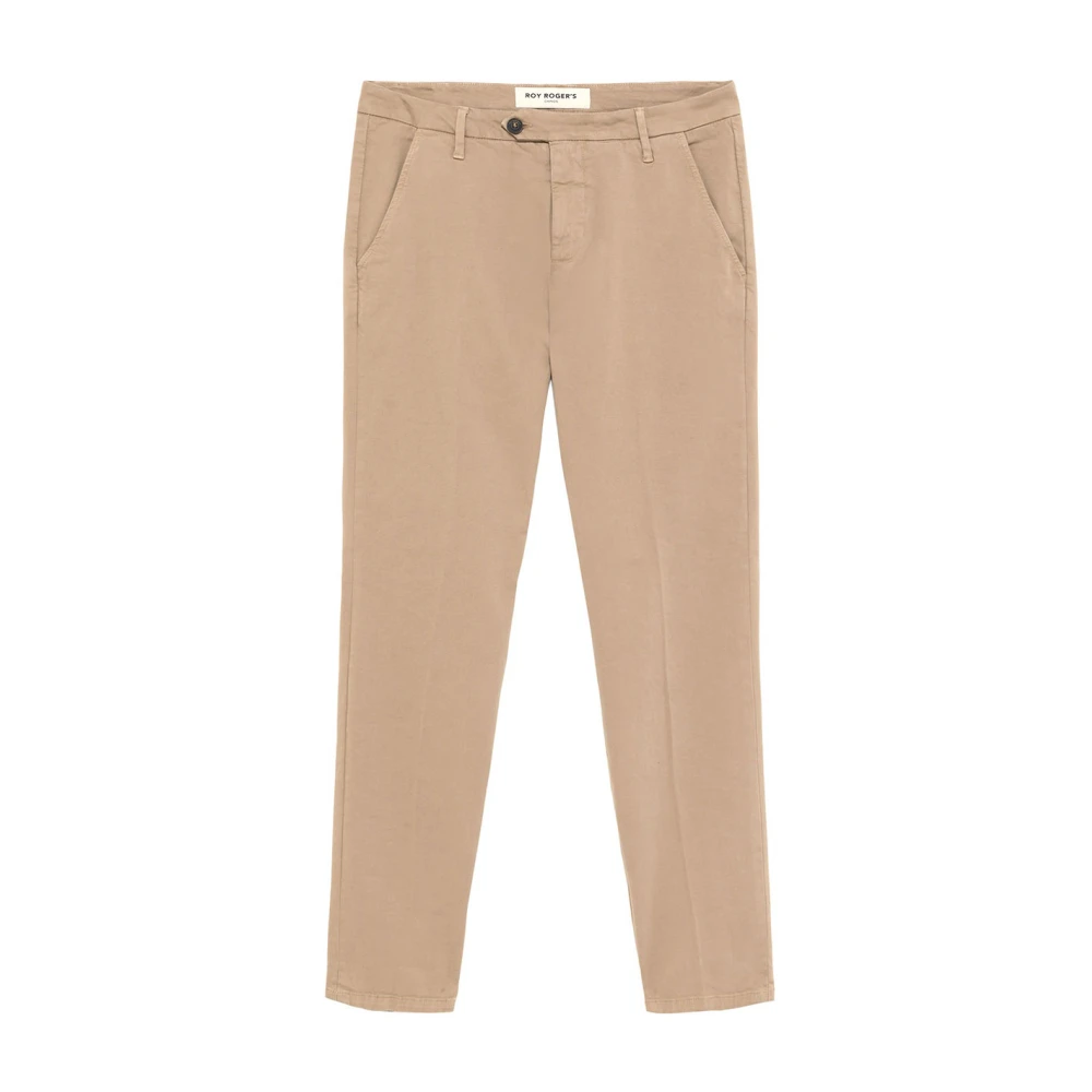 Roy Roger's Men's Beige New Rolf Chino Trouser