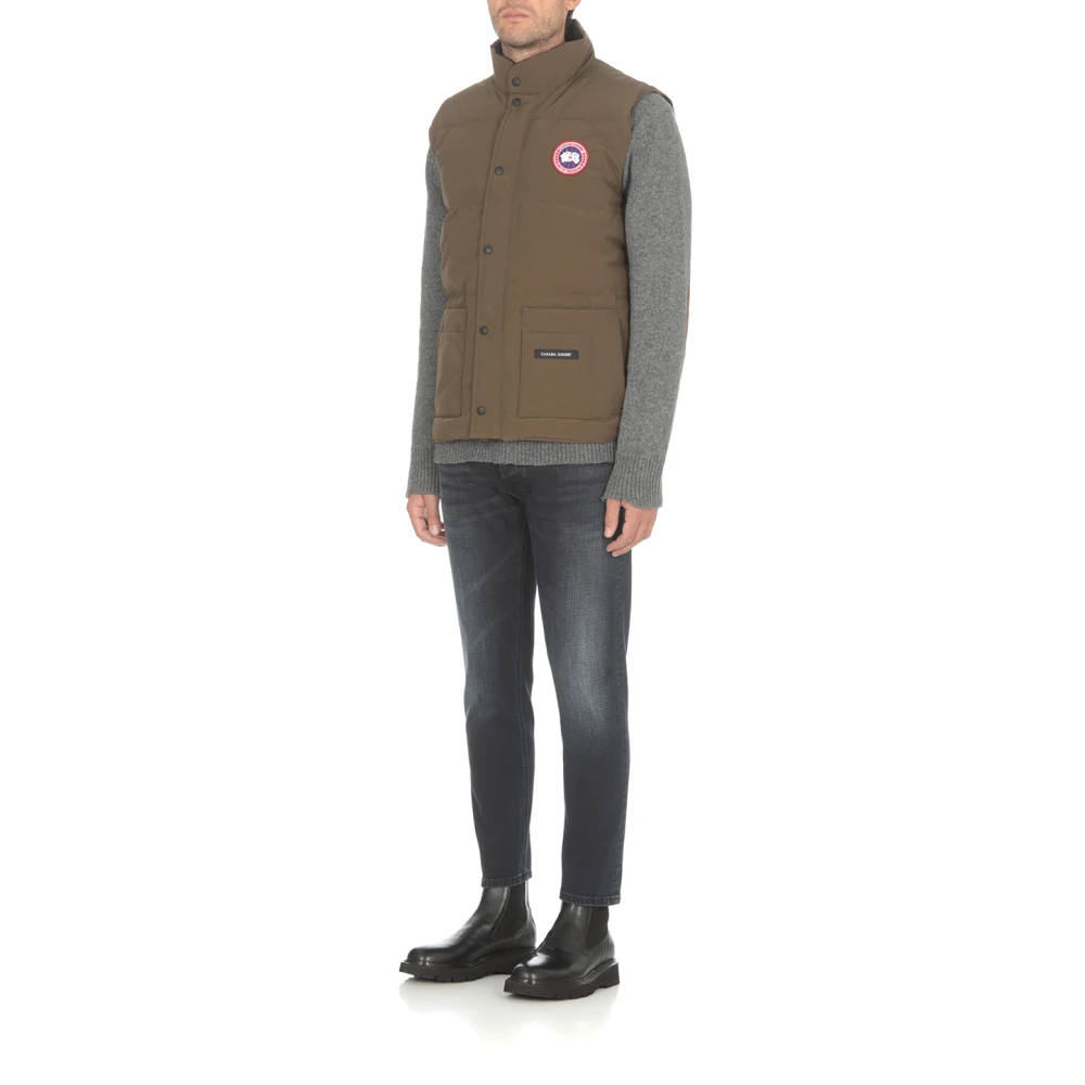 Canada Goose Militair Groene Gewatteerde Husky Jas Green Heren