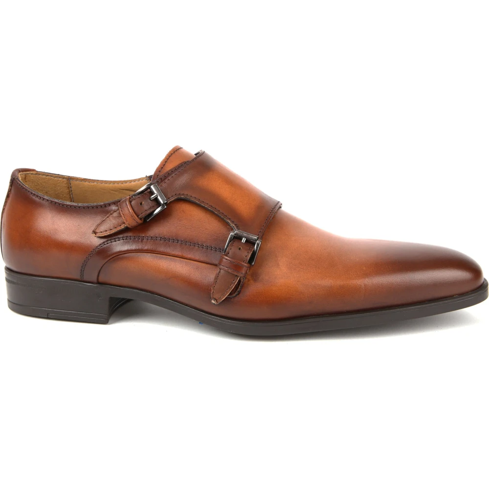 Giorgio Scandicci Schoen Monk -band Brown Heren