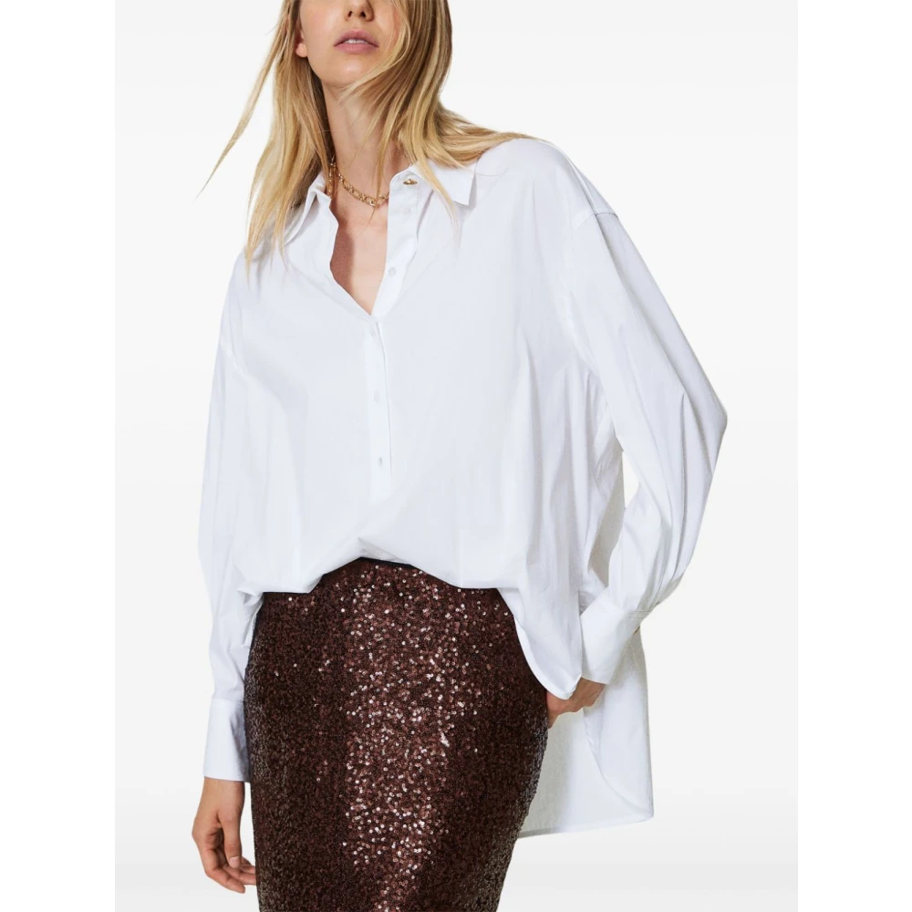 Twinset Witte Jurk Set White Dames