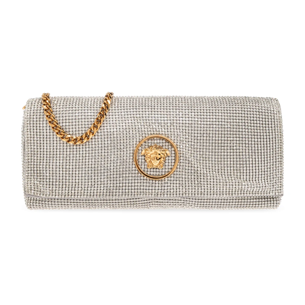 Versace - Bags > Clutches - Gray - Versace - Modalova