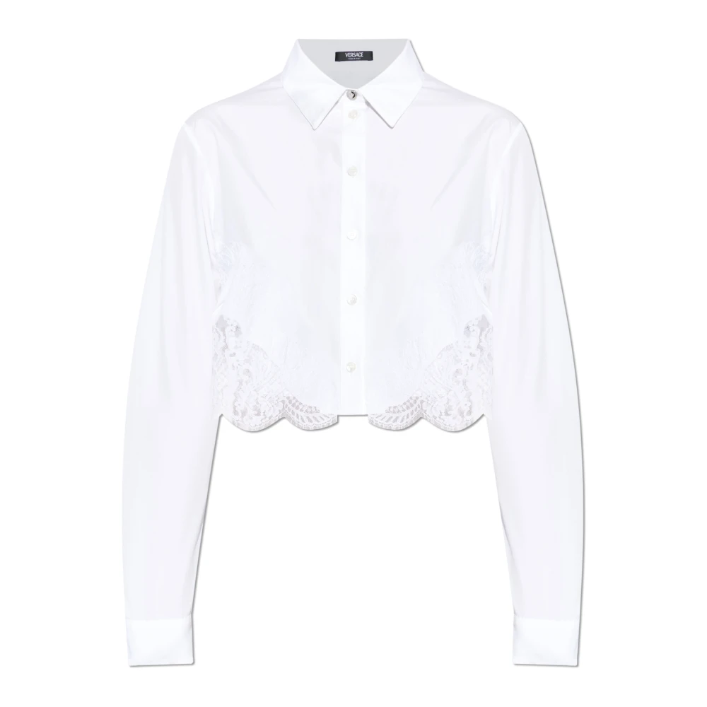 Versace Damen Weiß Blusen & Hemden, Sgröße: