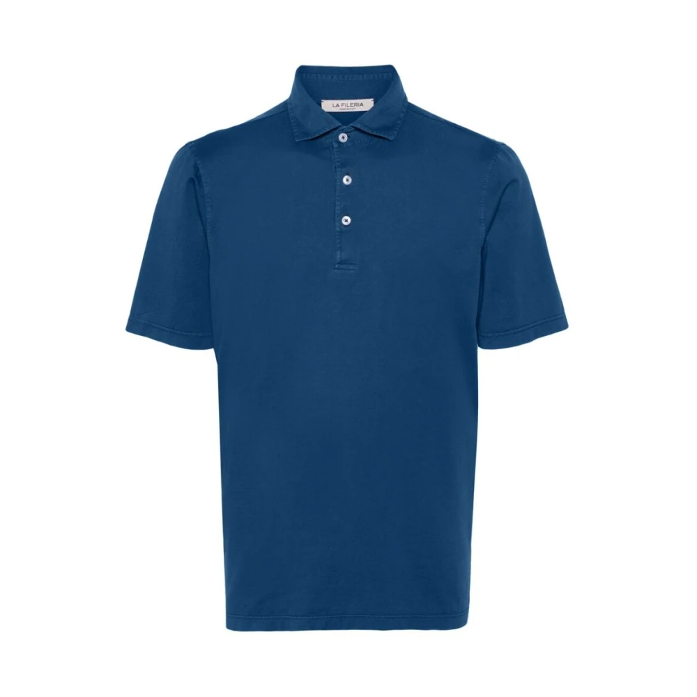 La Fileria Polo Shirts Blue Heren