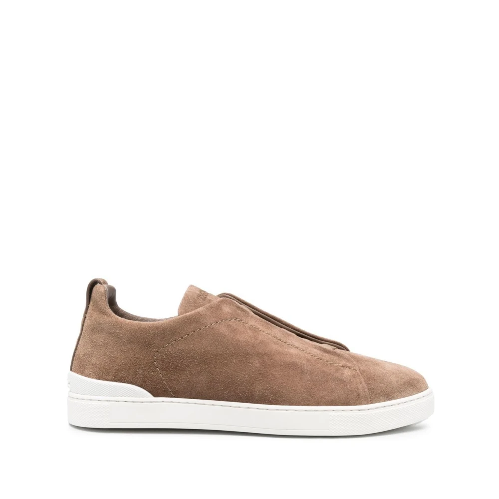 Zegna - Shoes > Sneakers - Brown - Zegna - Modalova