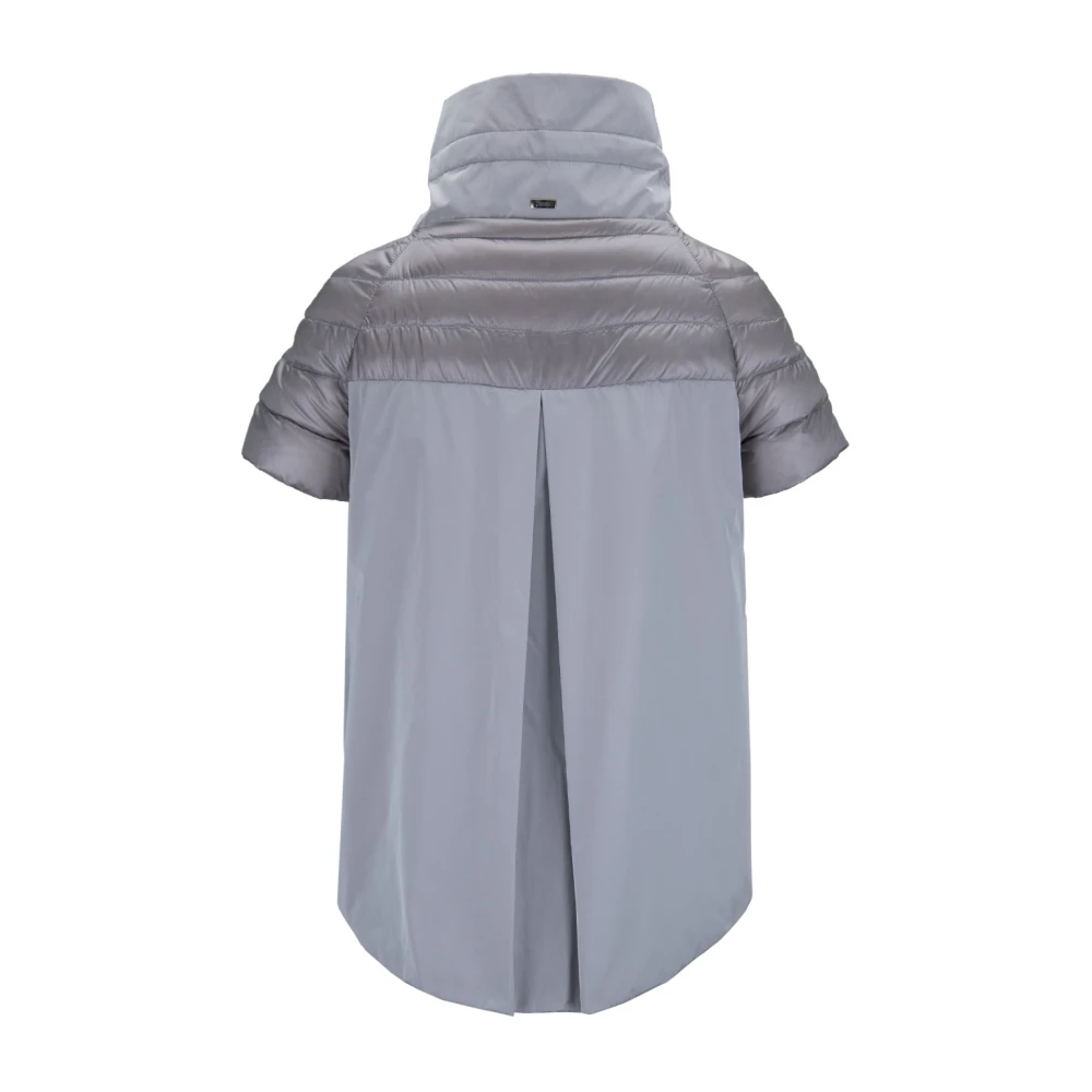 Herno Korte donsjas met hoge kraag Gray Dames