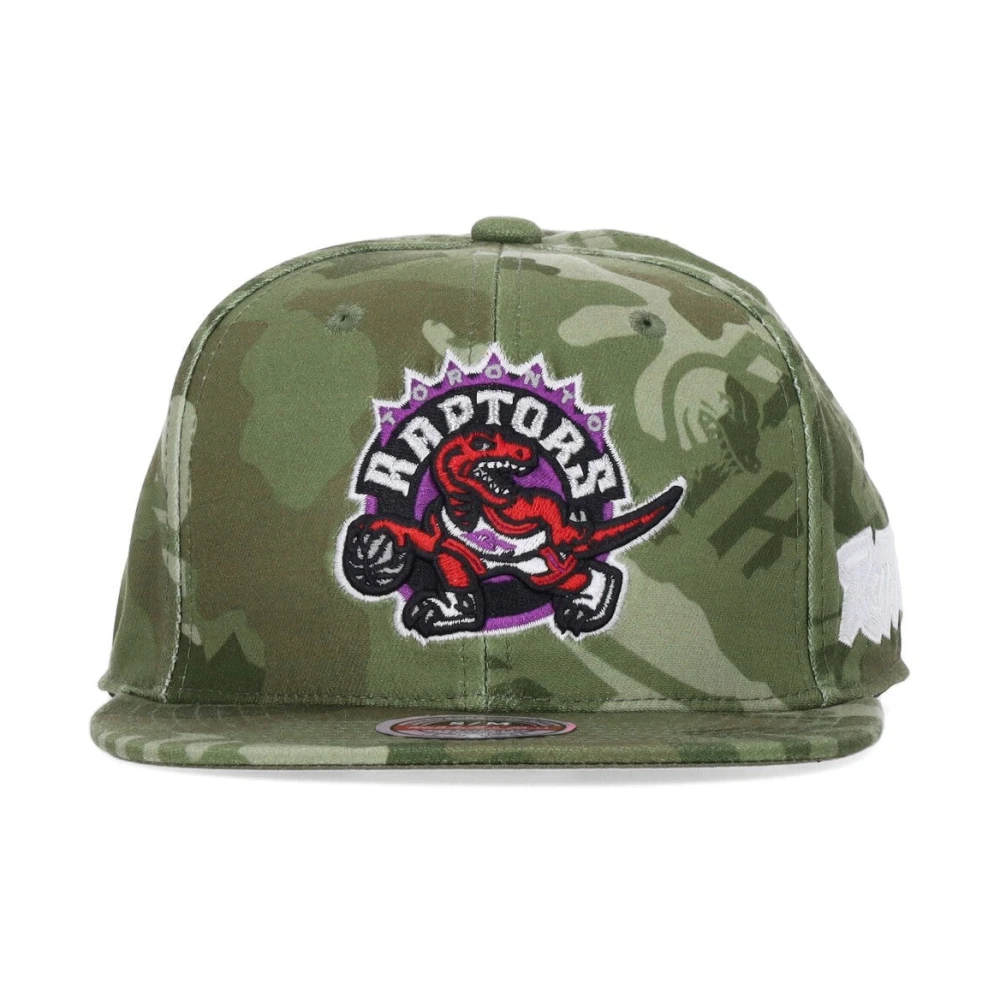 Mitchell & Ness NBA Tonal Camo Stretch Cap Green Heren
