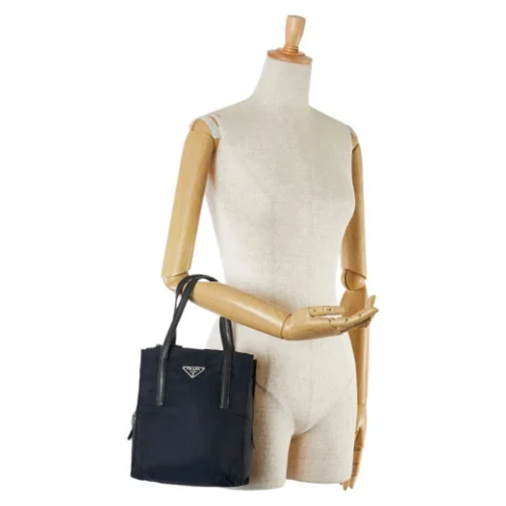 Prada Vintage Pre-owned Leather prada-bags Black Dames