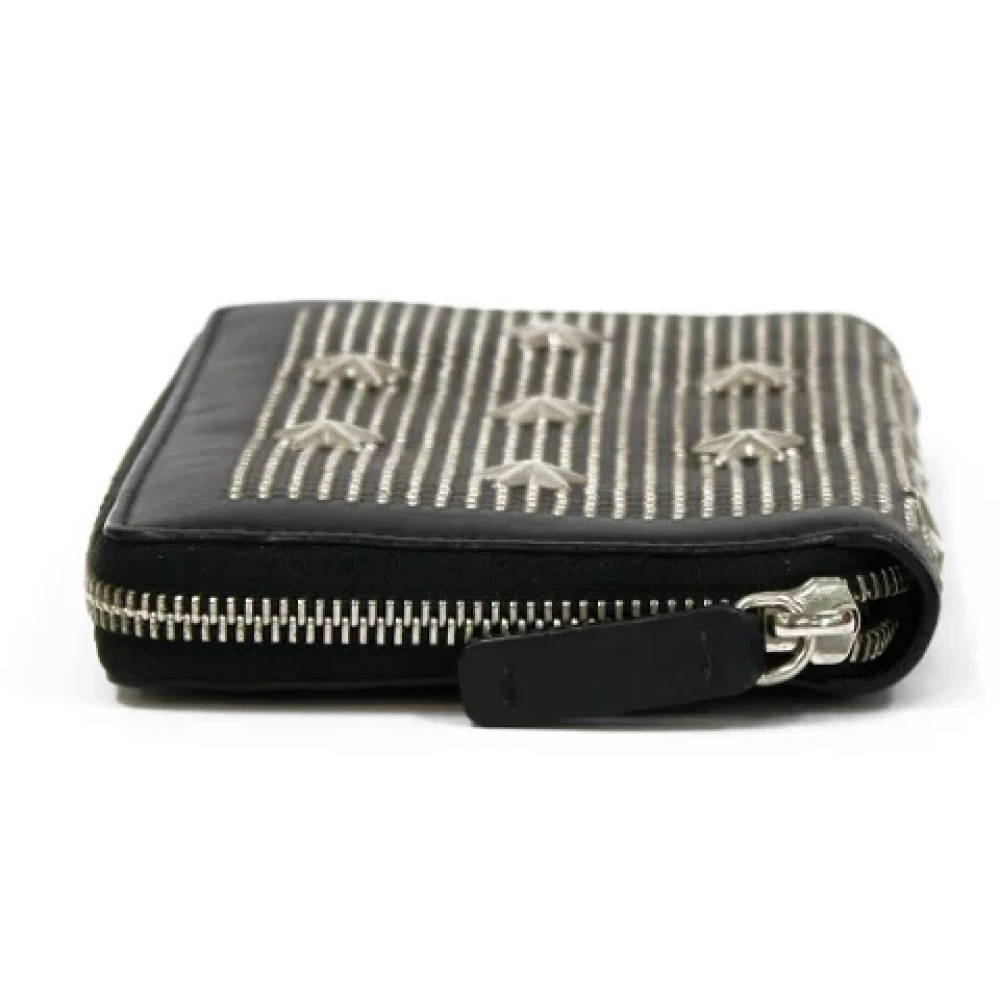 Jimmy Choo Pre-owned Leather wallets Black Dames