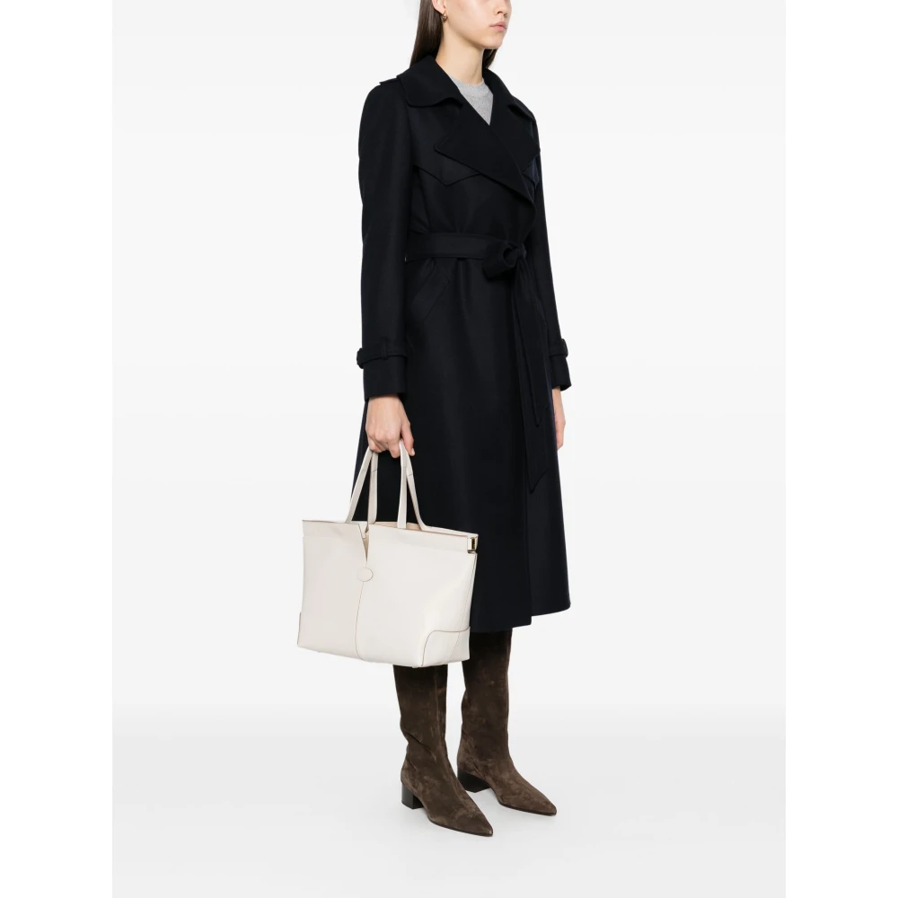 TOD'S Stijlvolle Leren Tas White Dames