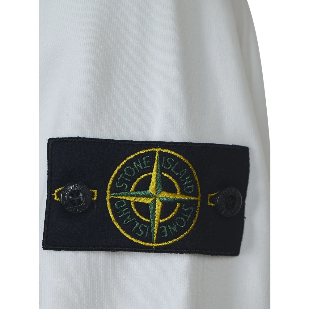 Stone Island Witte Sweaters voor Mannen White Heren