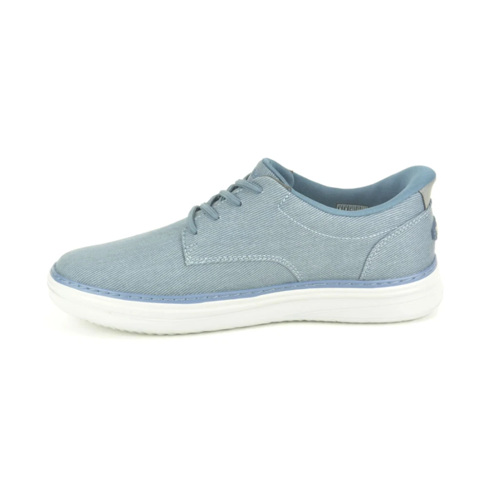 Skechers Stof Effen Slip-in Heren Schoenen Blauw