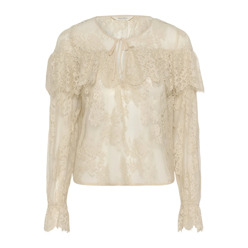Part Two Women's Beige Blouses, M, Blouses