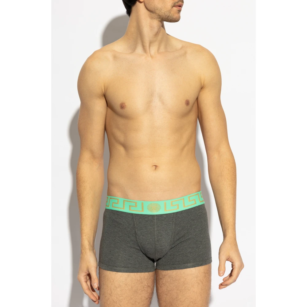 Versace Katoenen boxershorts Gray Heren