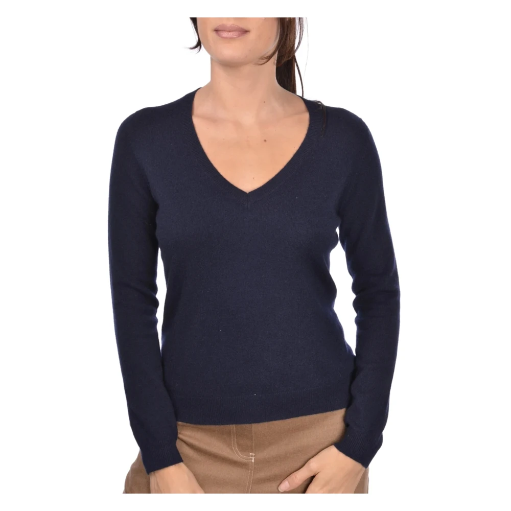 Gran Sasso Stijlvolle Pullover Sweater Blue Dames