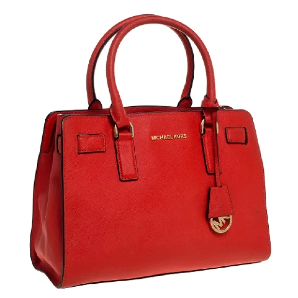 Michael Kors Pre-owned Leather totes Red Dames