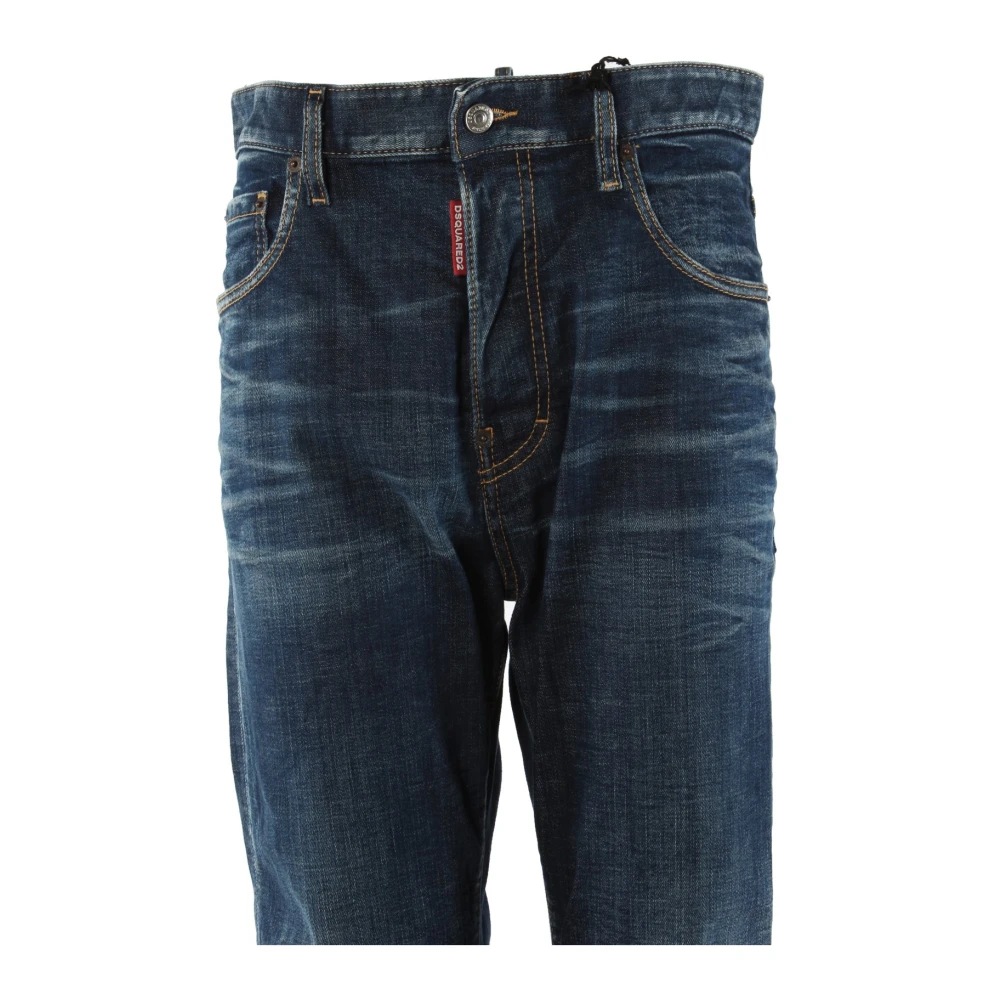 Dsquared2 Slim-fit jeans in klassiek blauw Blue Heren