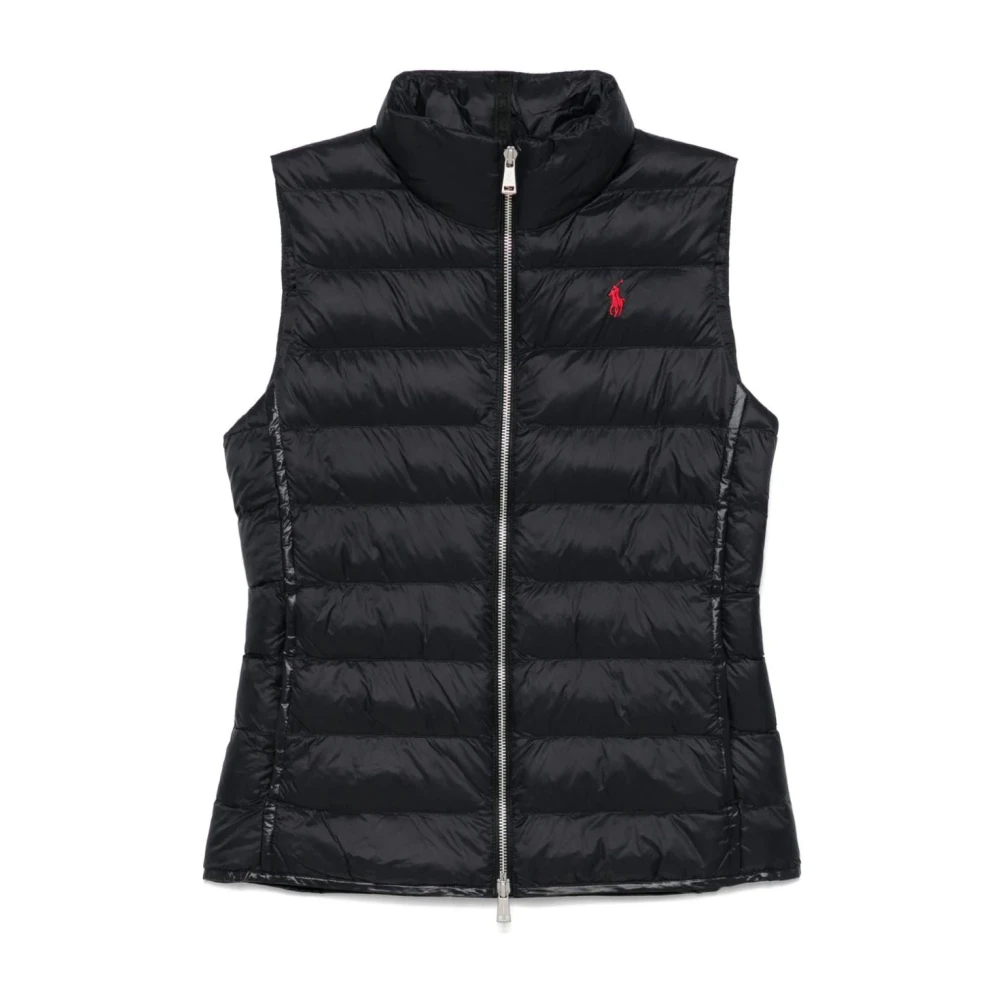 Polo Ralph Lauren Casual Zwart Nylon Vest Black Dames