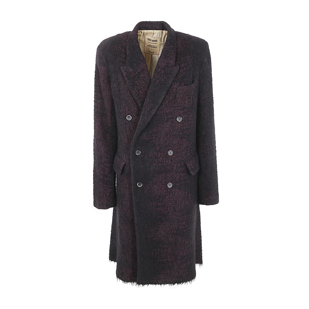UMA Wang Zwart Rose Riccardo Coat Black Heren