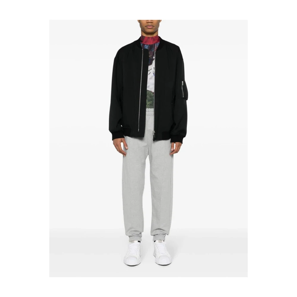 Gcds Grijze Logo Sweatpants Gray Heren
