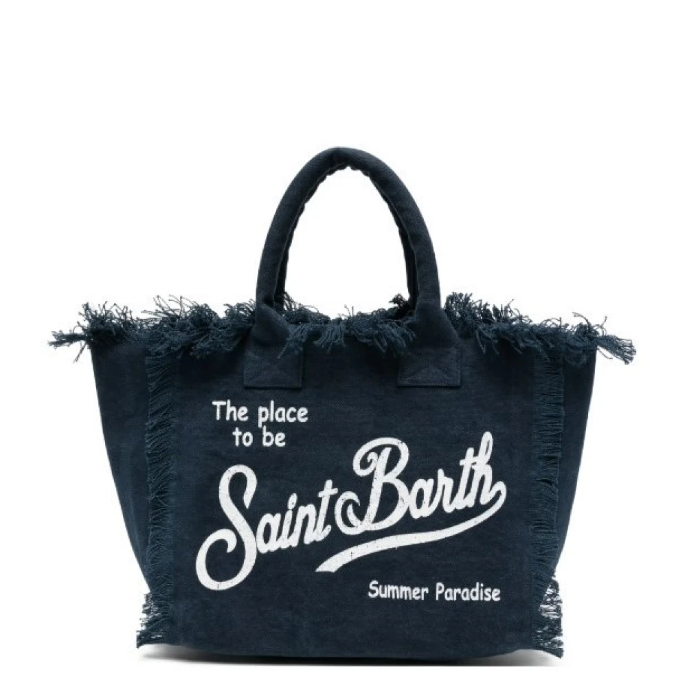 Mc2 Saint Barth Women's Blue Shopping Bags, One Size, Regular Vanity Bag