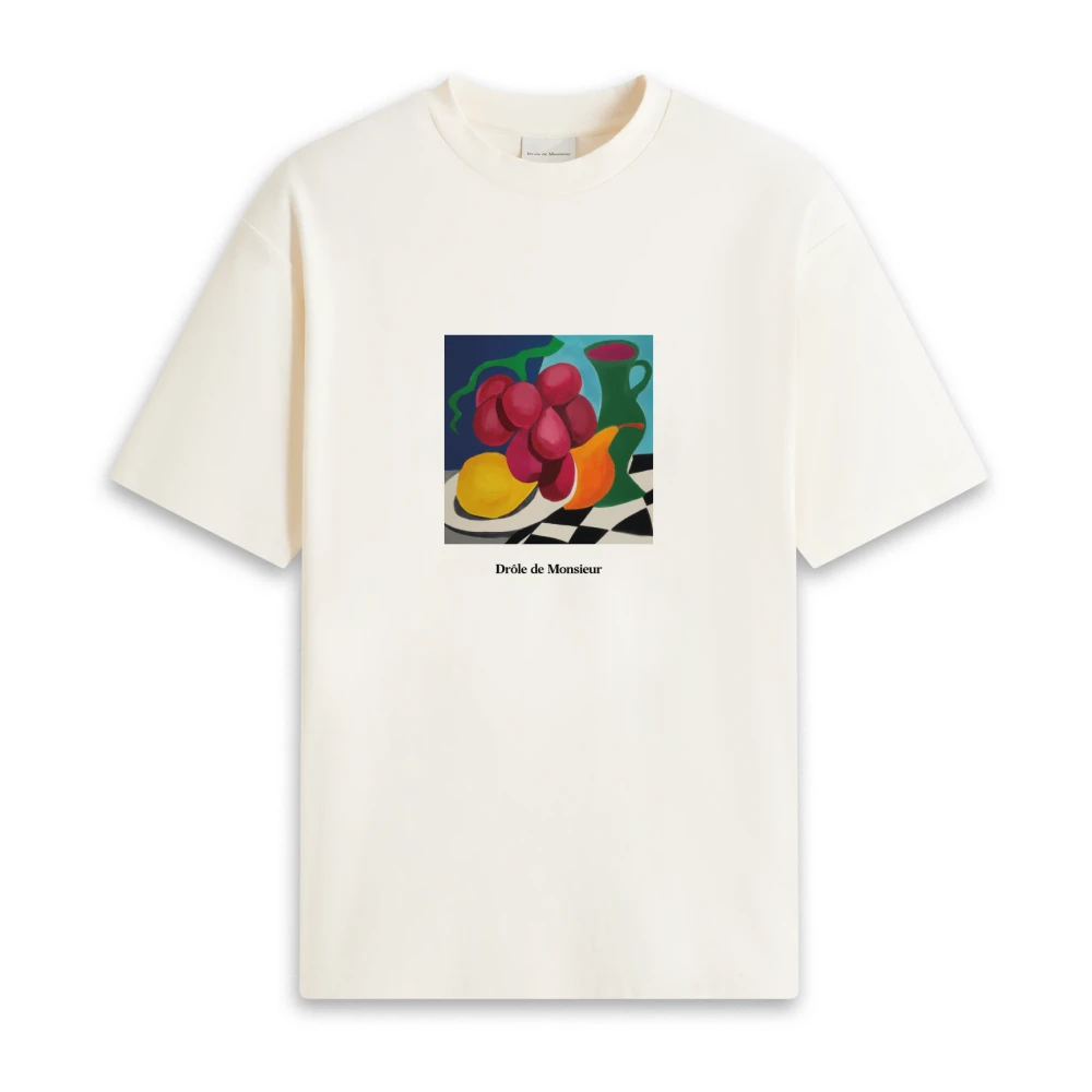 Drole de Monsieur Stilleven T-shirt Beige Heren