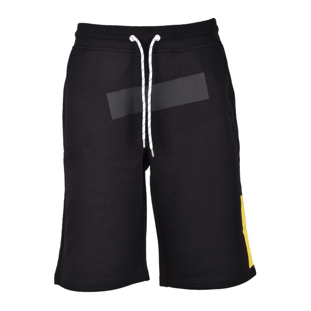 Bikkembergs Katoenen Bermuda Shorts Black Heren