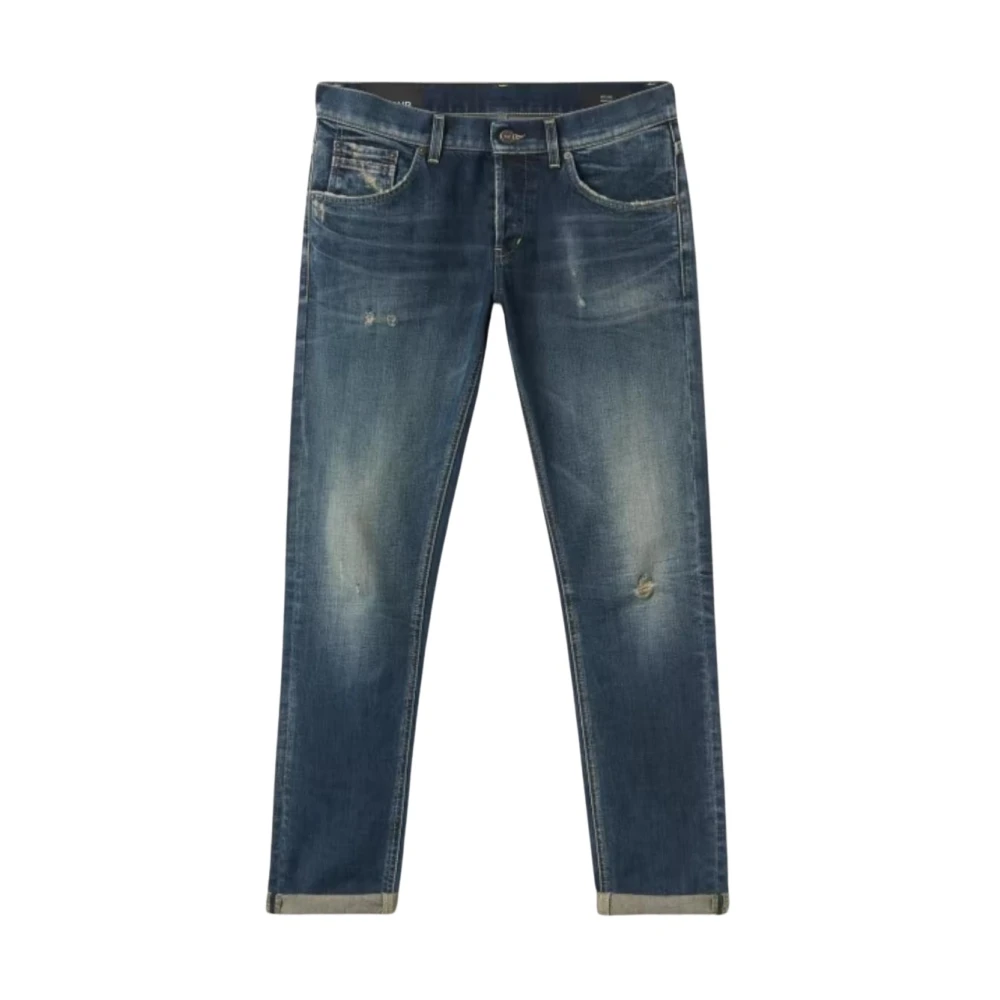 Dondup Slim-Fit Stijlvolle Ritchie Jeans Upgrade Blue Heren